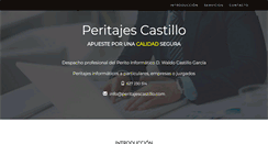 Desktop Screenshot of peritajescastillo.com